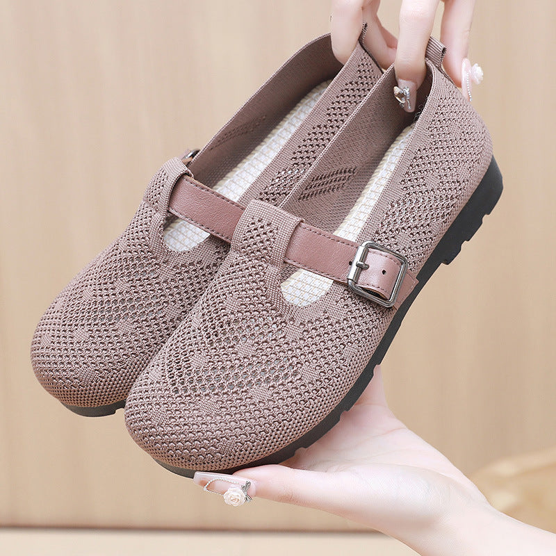 Damen Bequeme und atmungsaktive Clogs mit verstellbarem Riemen EB