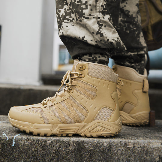 Herren Tactical-Hochschuhe mit rutschfester Sohle und atmungsaktiver Struktur EB