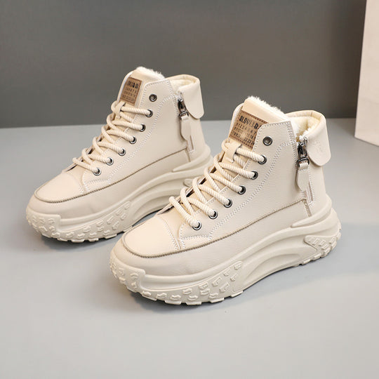 Damen Hohe Sneakers mit gepolstertem Innenfutter und strapazierfähigem Obermaterial EB