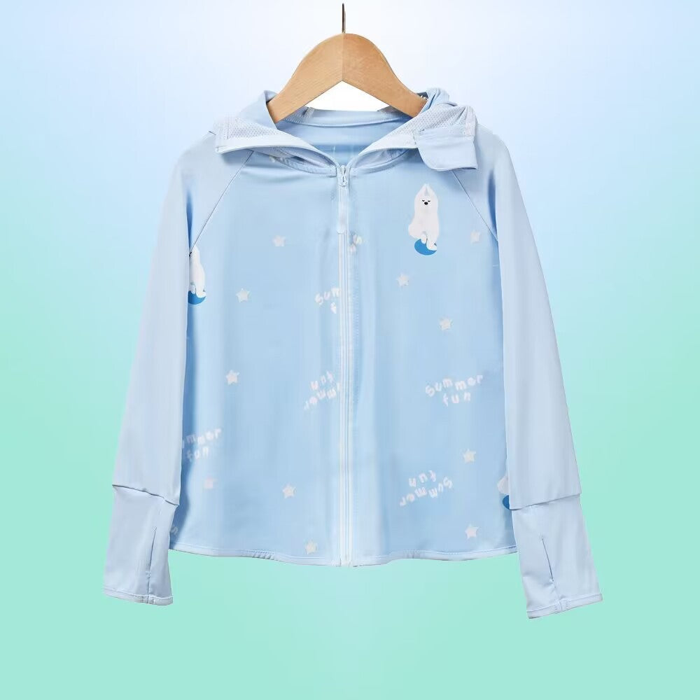 Damen Leichte UV-Schutzjacke mit Kapuze EB