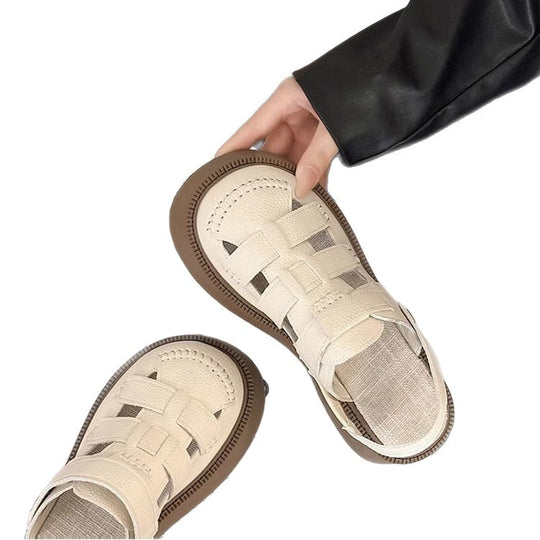 Damen Plateau-Sandalen mit modischem Riemendesign und ergonomischer Sohle EB