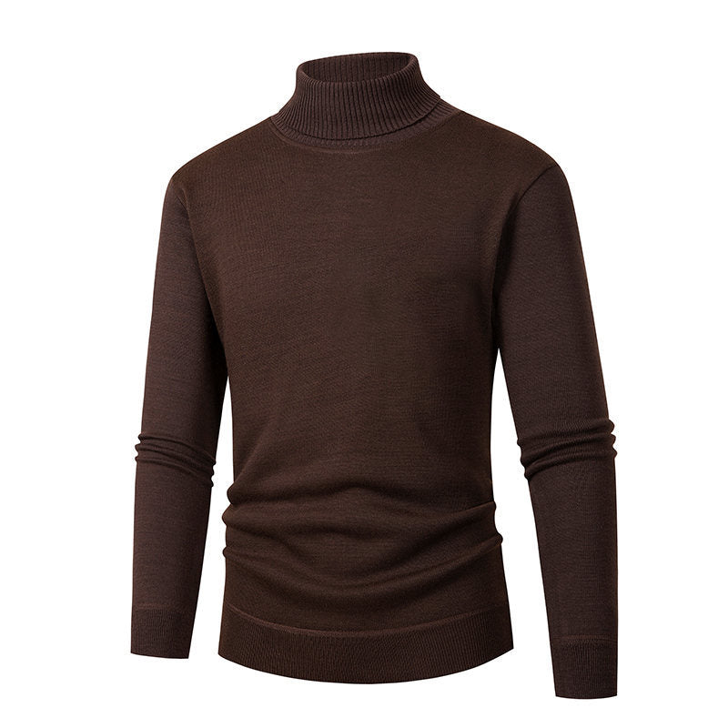 Herren eleganter Rollkragenpullover aus hochwertigem Material EB