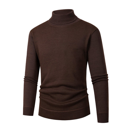 Herren eleganter Rollkragenpullover aus hochwertigem Material EB