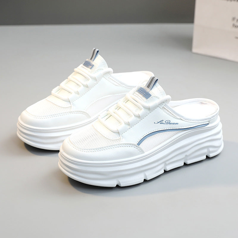 Damen Bequeme Slip-On Sneakers mit dämpfender Sohle und atmungsaktiver Oberfläche EB