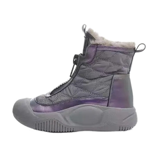 Damen Modische Winterboots mit atmungsaktivem Innenfutter und rutschfester Sohle EB