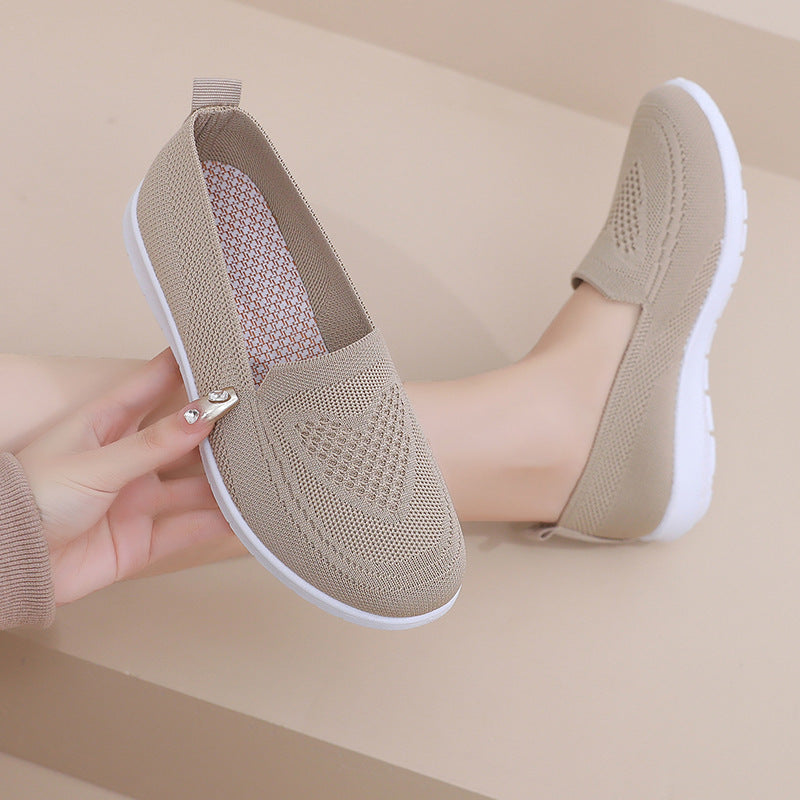 Damen Leichte und atmungsaktive Slip-On Schuhe EB