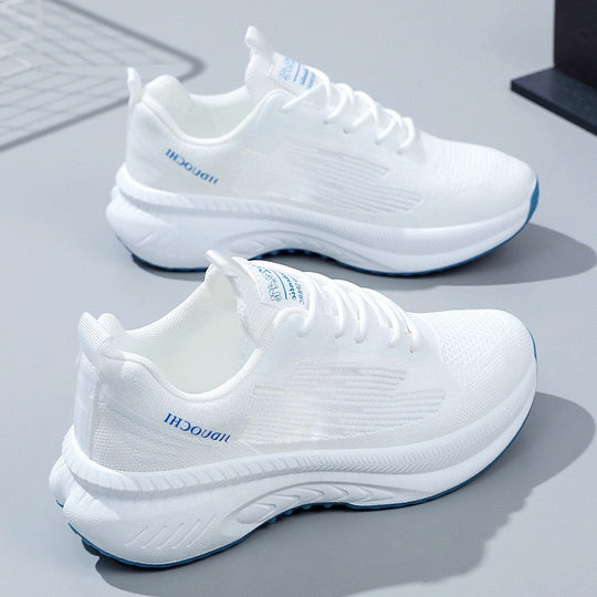 Damen Lauf-Sneaker mit atmungsaktiver Mesh-Oberfläche und dämpfender Sohle EB
