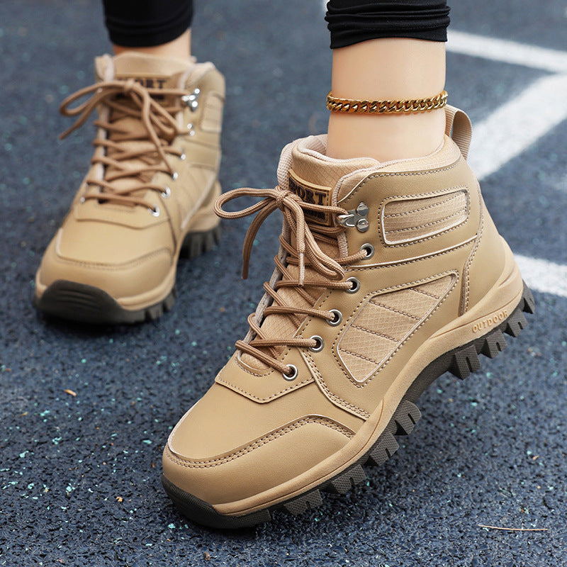 Damen isolierte Outdoor-Wanderschuhe mit rutschfester Sohle EB