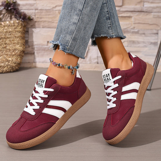 Damen Urbanes Lifestyle-Sneaker mit sportlichem Obermaterial und rutschfester Sohle EB