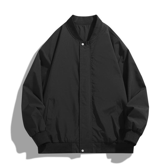 Herren sportliche Übergangsjacke mit hohem Kragen und praktischen Seitentaschen EB