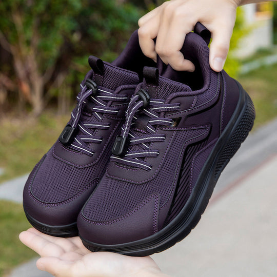 Damen Sportliche und dämpfende Sneakers mit atmungsaktivem Obermaterial EB