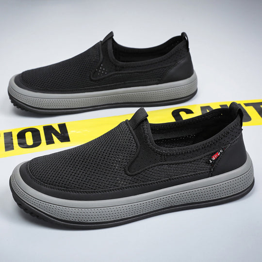 Damen Atmungsaktive Slip-On Freizeitschuhe mit flexiblem Sohlendesign EB
