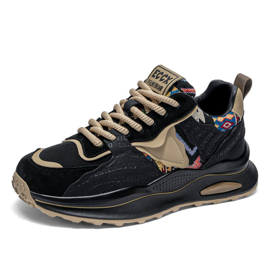 Damen Sportliche Sneakers mit einzigartigem Tribal-Muster EB