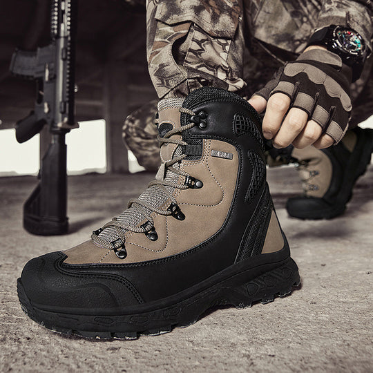 Herren robuste Wanderstiefel mit wasserdichter Membran EB