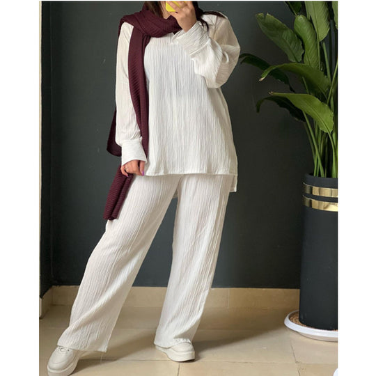 Damen Lässiges Strick-Set mit weitem Schnitt EB
