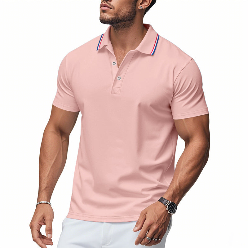 Herren Poloshirt mit modernem Kragen und feuchtigkeitsregulierender Technologie EB