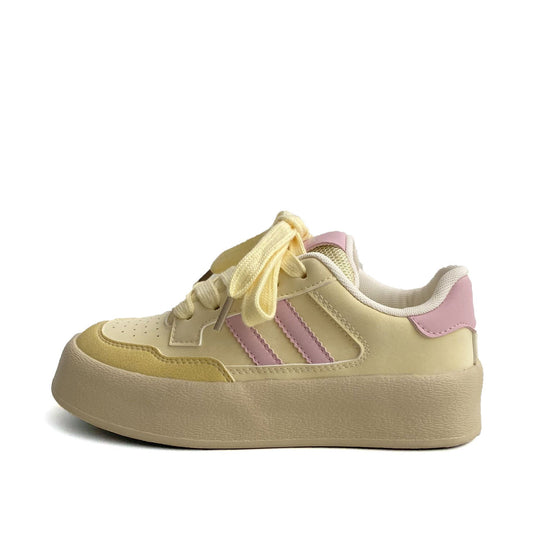 Damen Elegante Sneakers mit modischem Plateau und innovativem Schnürsystem EB