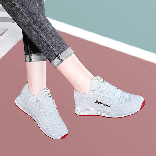Damen Sportliche Freizeitschuhe mit atmungsaktivem Obermaterial und rutschfester Sohle EB