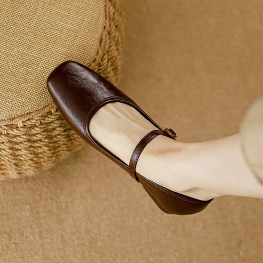 Damen Ballerinas mit modischem Riemchen EB