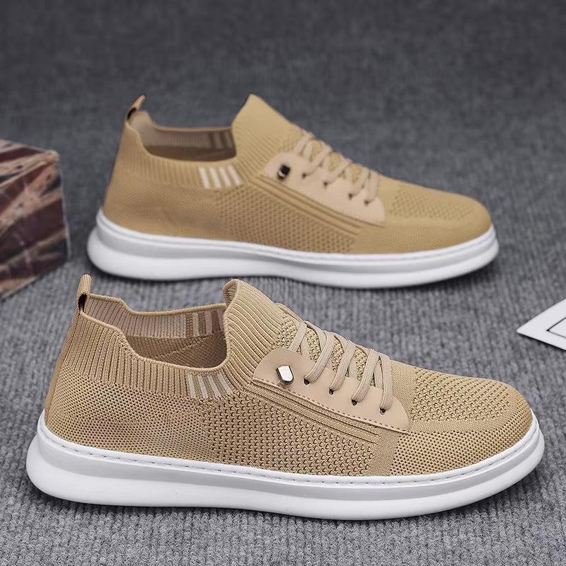 Damen Atmungsaktive Freizeit-Sneaker mit elastischem Obermaterial und stabiler Sohle EB