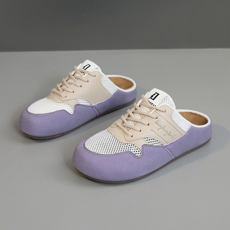 Damen Freizeitschuhe mit atmungsaktiven Mesh-Einsätzen und rutschfester Laufsohle EB