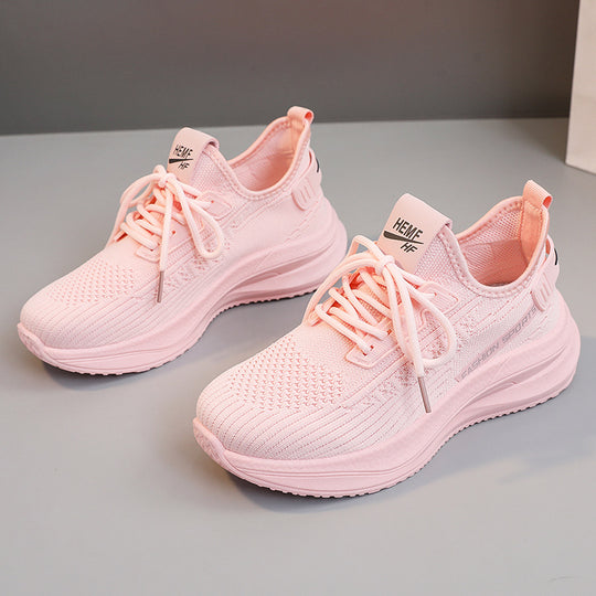 Damen Sportliche Sneakers mit atmungsaktiver Obermaterialstruktur und flexibel dämpfender Sohle EB