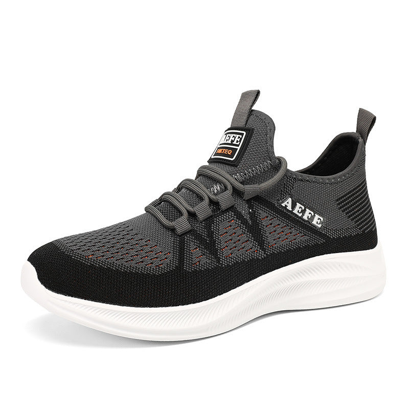 Herren Atmungsaktive Sport-Sneaker mit elastischem Schnürsystem EB