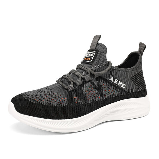 Herren Atmungsaktive Sport-Sneaker mit elastischem Schnürsystem EB