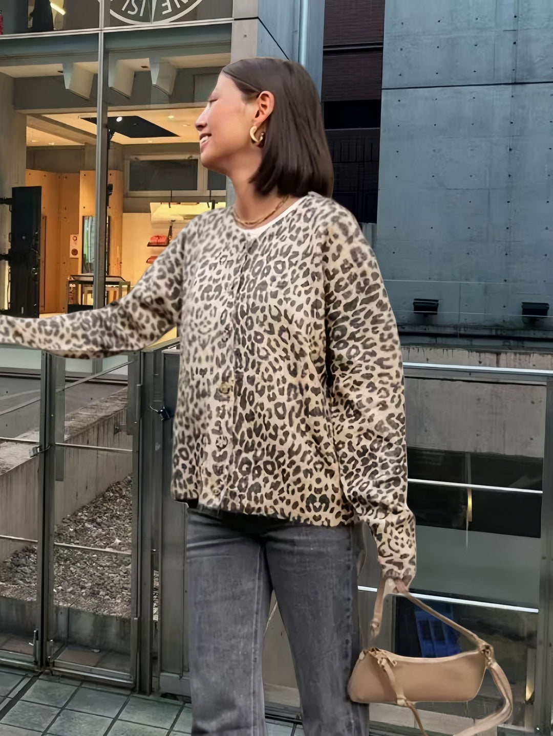Damen Gemusterter Pullover EB