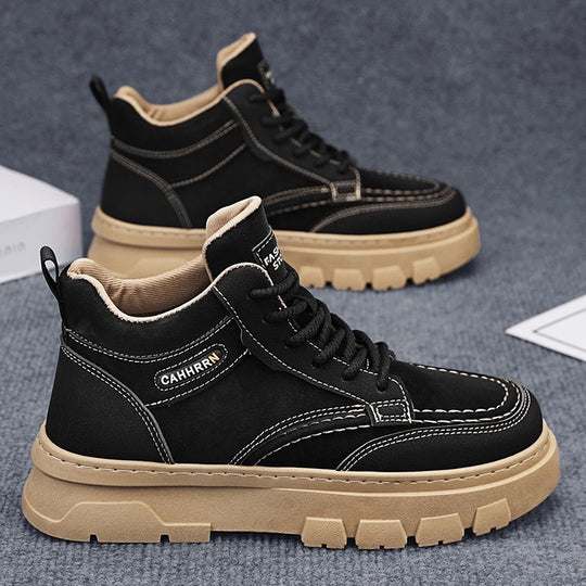 Damen modische Winterboots mit robuster Profilsohle und weichem Innenfutter EB