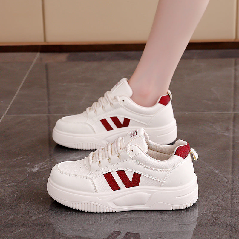 Damen Sportliche Sneaker mit gepolsterter Sohle und modischem Obermaterial EB