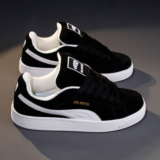 Damen modische Sneakers mit elastischen Schnürsenkeln und weichem Obermaterial EB