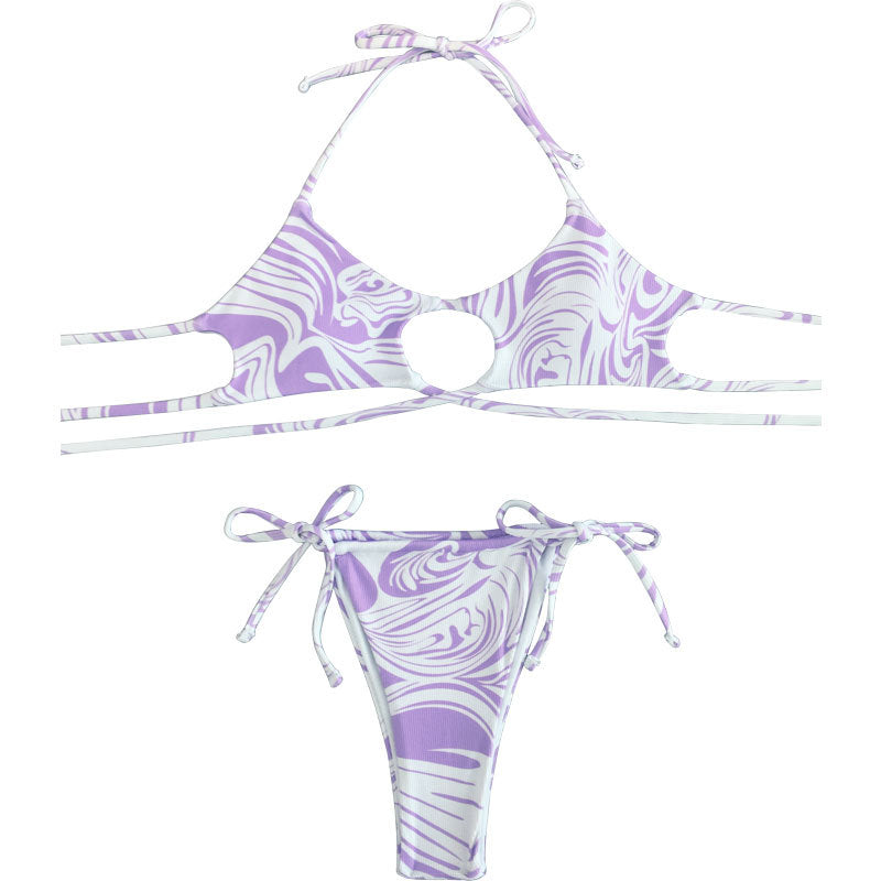 Damen Cut-Out Bikini mit verstellbaren Trägern EB