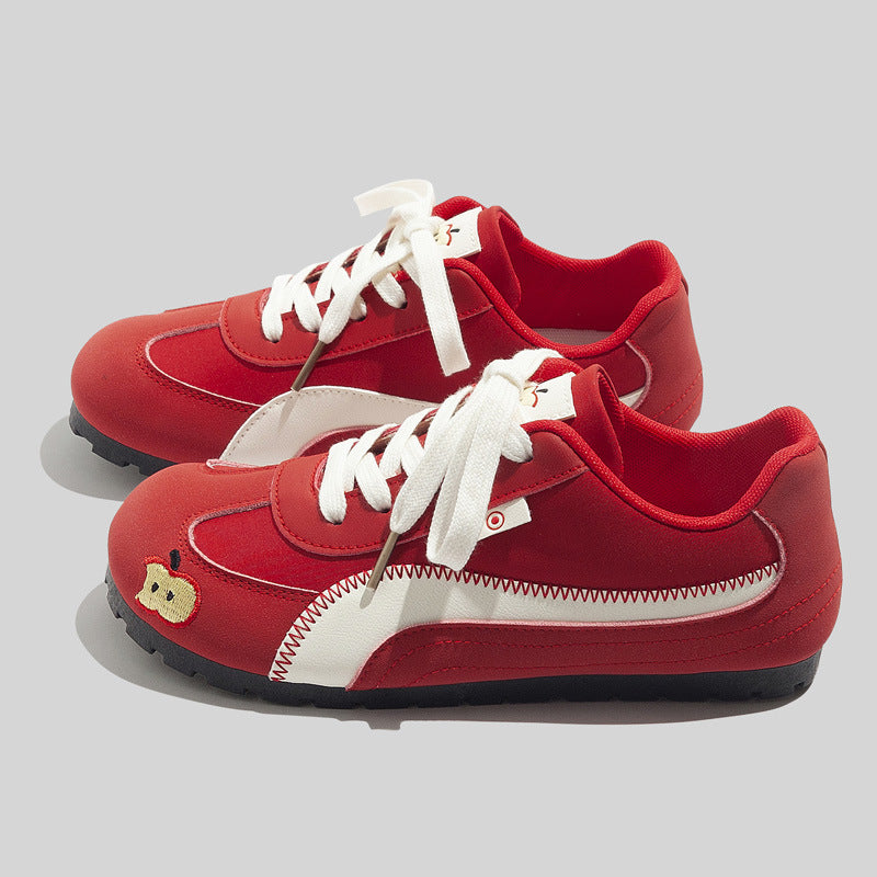 Damen Sportliche Sneaker mit verspieltem Tiermotiv und strapazierfähigem Obermaterial EB
