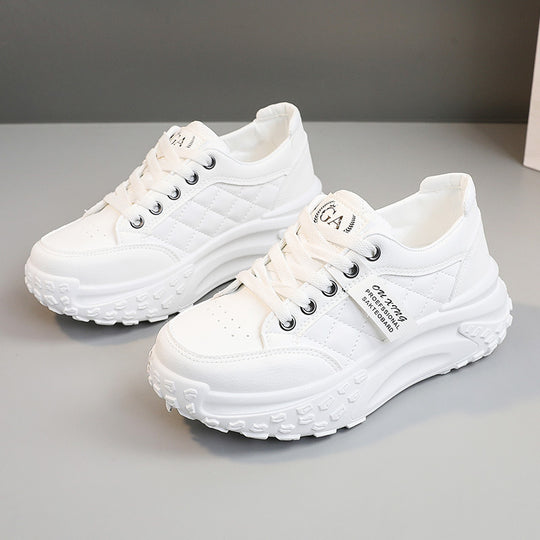 Damen modische Sneakers mit verstärktem Sohlenprofil und gepolsterter Innensohle EB