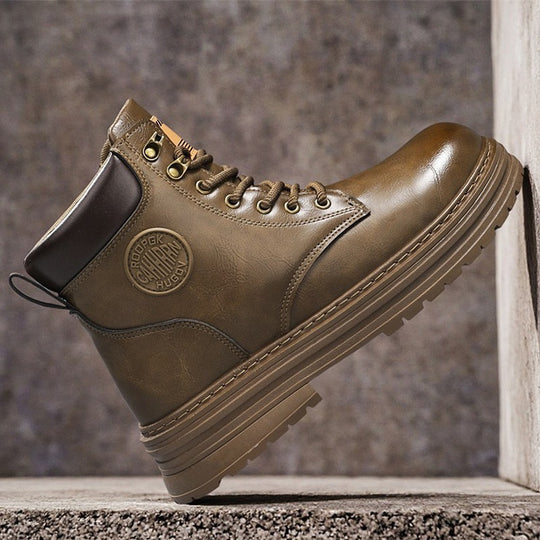 Damen Robuste Schnürstiefel mit verstärktem Knöchel und rutschfester Sohle EB