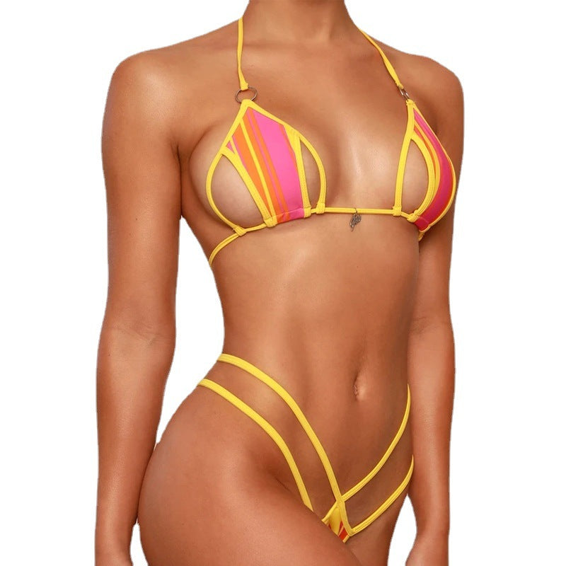 Damen Triangel-Bikini mit innovativen Cut-Outs EB