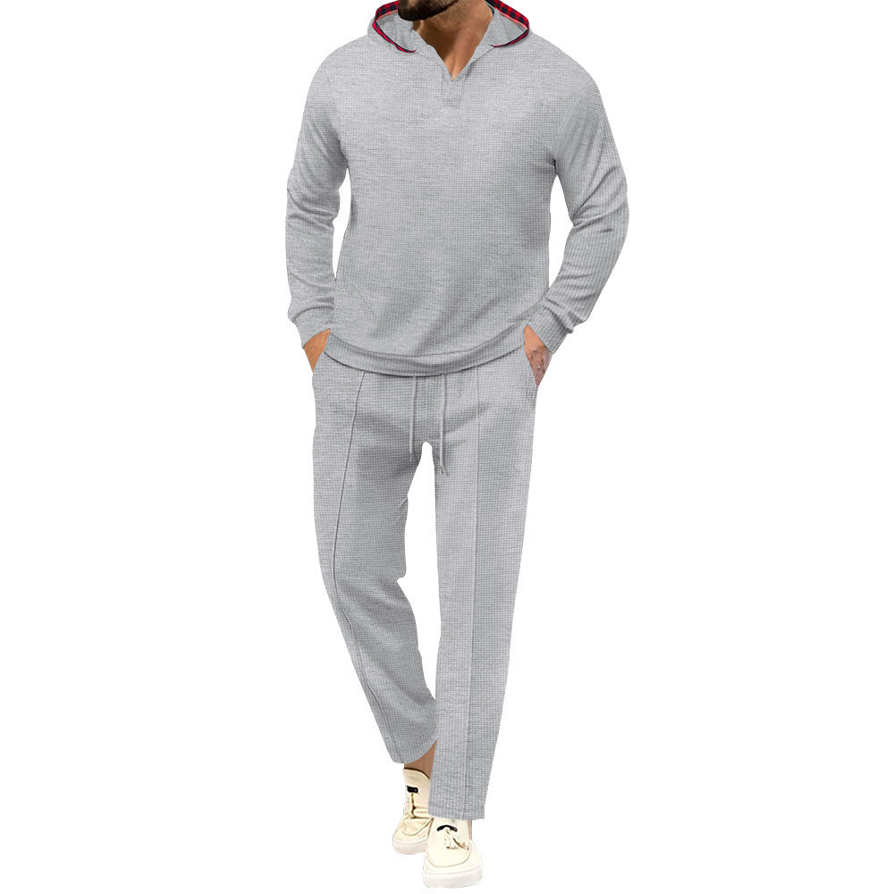 Herren lässiges Hoodie-Set mit innovativem Design und atmungsaktiven Eigenschaften EB