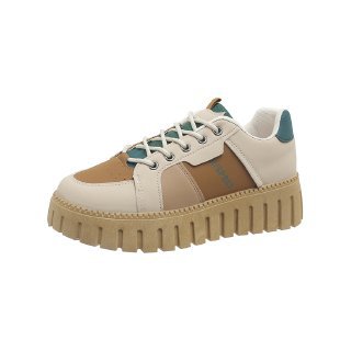 Damen Plateau-Sneaker mit strukturiertem Sohlenprofil und modischem Design EB