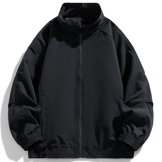 Herren urbaner Oversize-Blouson mit Stehkragen, Raglanärmeln und Utility-Ärmeltasche EB