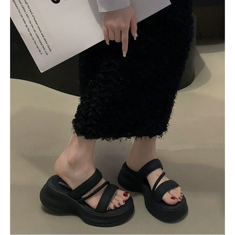 Damen Komfortable Sandalen mit ergonomischem Riemendesign und dämpfendem Fußbett EB