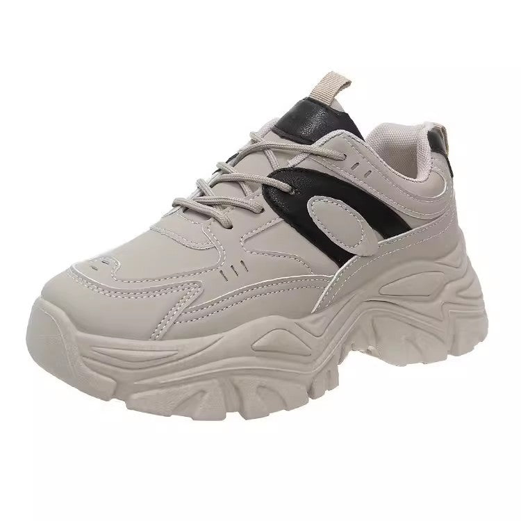 Damen Sportliche Chunky Sneaker mit stabiler Sohle EB