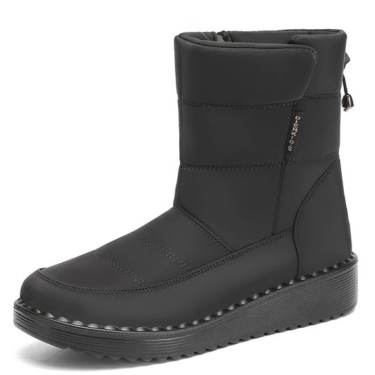 Damen Modische Winterstiefel mit isolierender Innensohle und rutschfester Sohle EB
