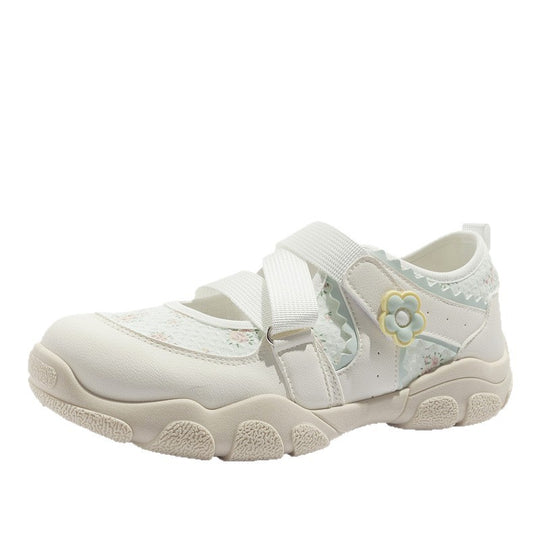 Damen Sportliche Sandalen mit floralen Akzenten EB
