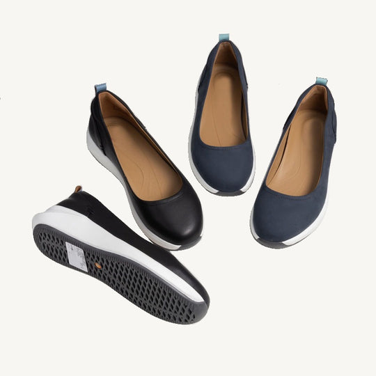 Damen Bequeme Loafers mit rutschfester Sohle und atmungsaktivem Innenfutter EB