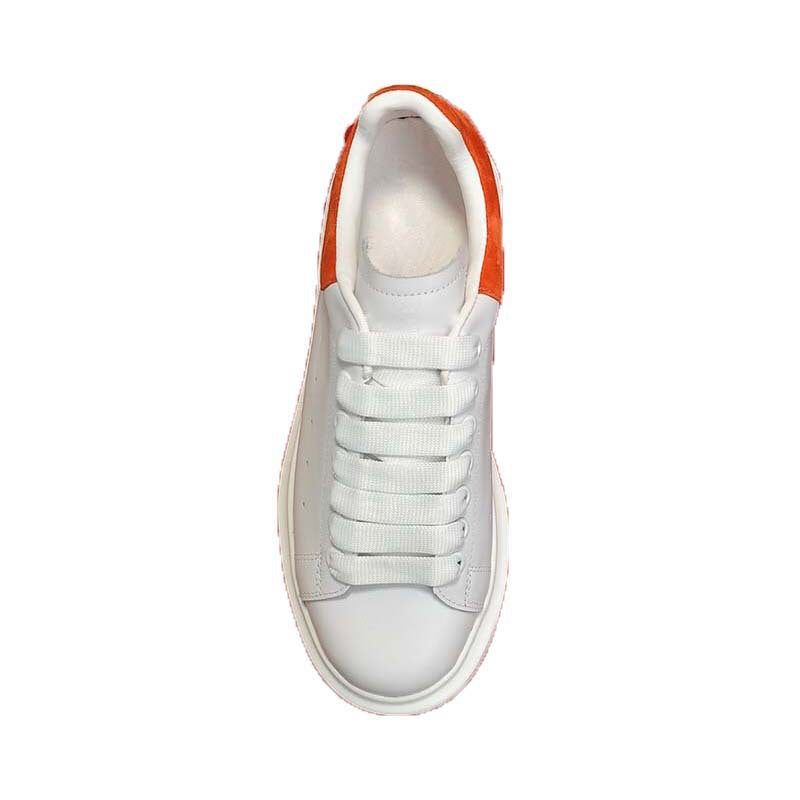 Damen Modische Sneakers mit hochwertiger Lederstruktur und bequemer Dämpfung EB