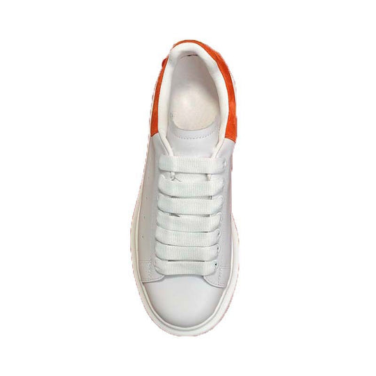 Damen Modische Sneakers mit hochwertiger Lederstruktur und bequemer Dämpfung EB