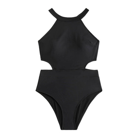 Damen Einteiler Badeanzug mit stylischem Cut-Out Design EB