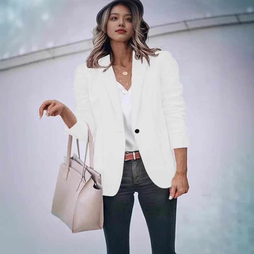 Damen eleganter Blazer mit modernem Schnitt und tailliertem Design EB