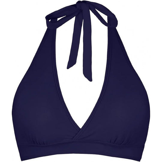 Damen Triangel-Bikini-Oberteil mit tiefem V-Ausschnitt und verstellbaren Trägern EB